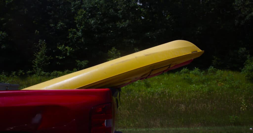 Transporting Kayak in Truck Bed