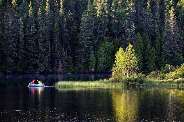 Practice Capsized Canoe Re-Entry on a Calm Lake or Pond