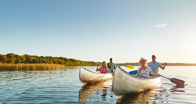 Balancing Weight in a Canoe for Easy Paddling