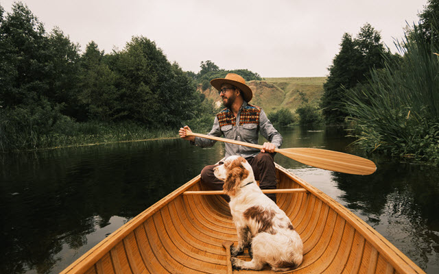 A Canoe's Width Makes a Huge Difference in Its Stability