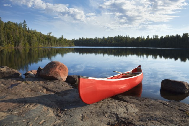 Canoeing on White Water