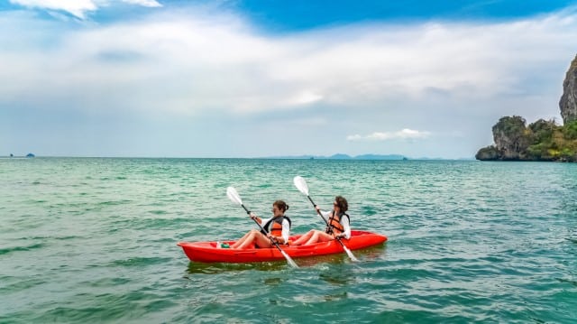 Kayaking on Calm Water