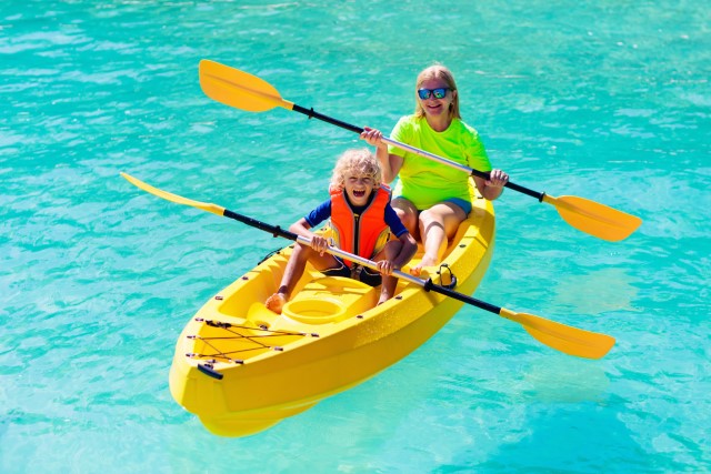 Kayaking with a Child