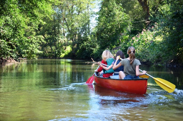 Sitting in a Canoe