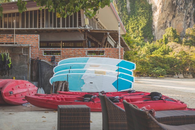 Horizontal Wall Racks for Storing Paddleboards