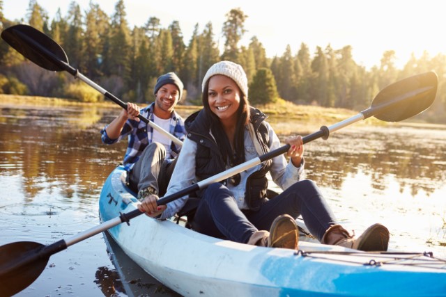 Paddling a Tandem Kayak