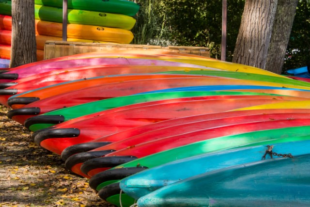 Placing a Coat of Paint on a Kayak