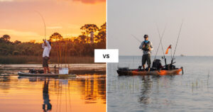 SUP vs Kayak Fishing